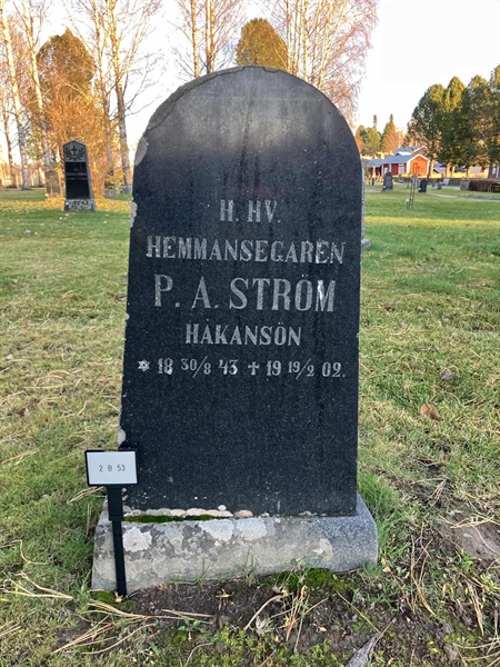 Grave number: 2 B    53