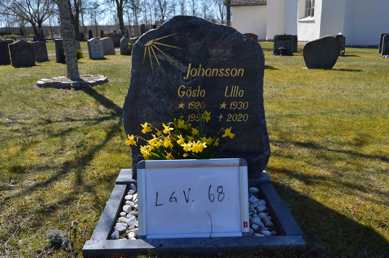 Grave number: LG V    68