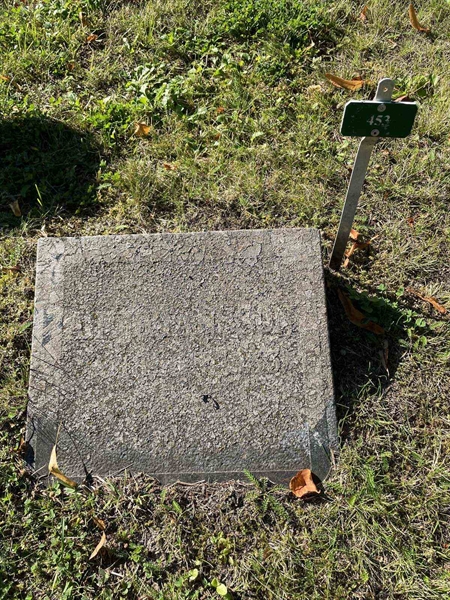 Hautatunnus: Kärn ga pers   453