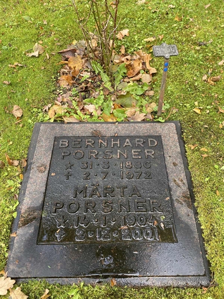 Grave number: 1 H    65