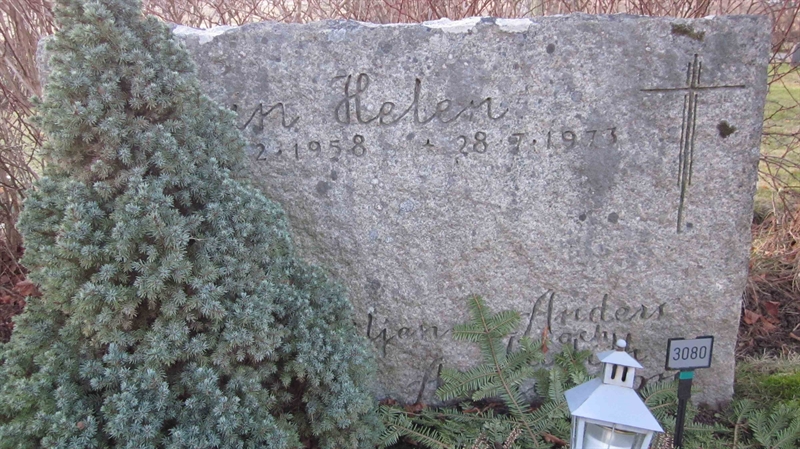Grave number: KG H  3080