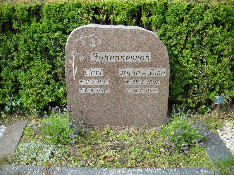 Grave number: 1 07   28
