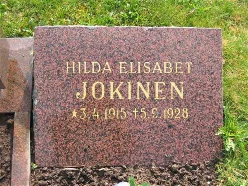 Grave number: 1 GC 07     73