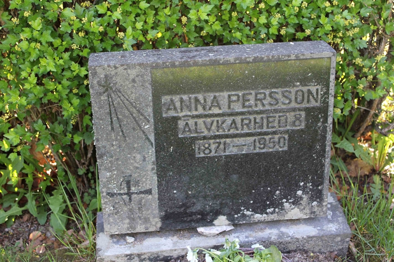 Grave number: A N  778