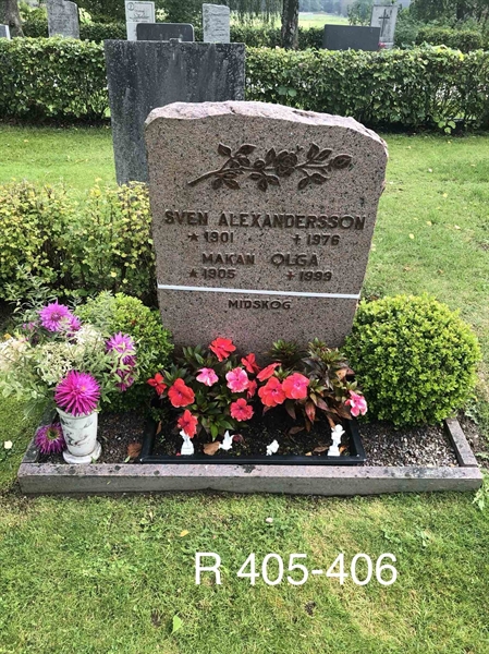 Grave number: AK R   405, 406