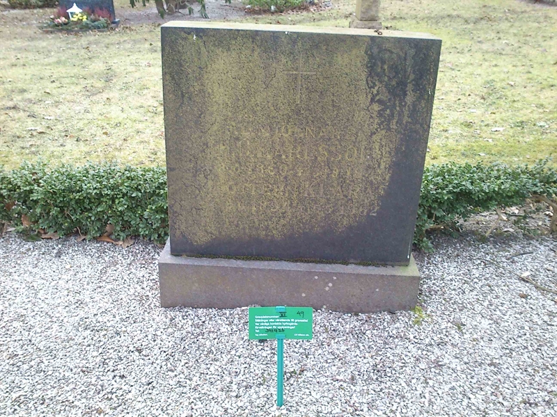 Grave number: Kg XI    49