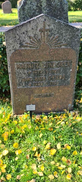 Grave number: M D   43, 44