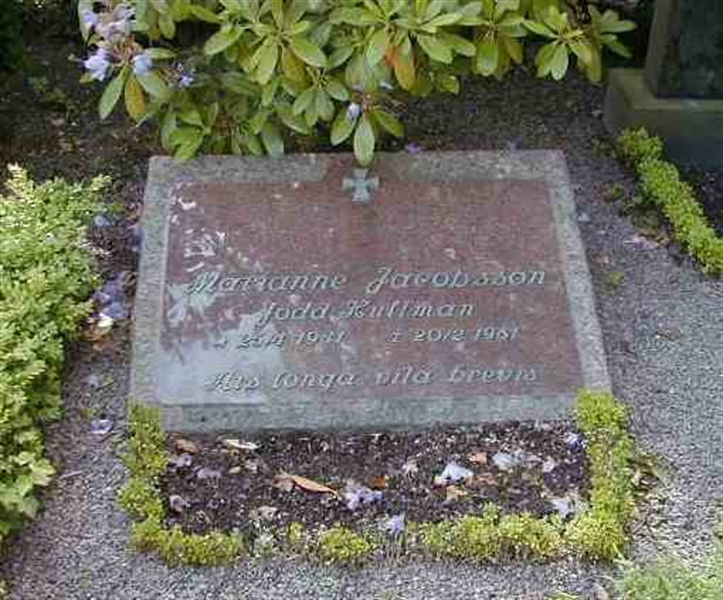Grave number: BK G   183, 184, 185, 186, 187, 188