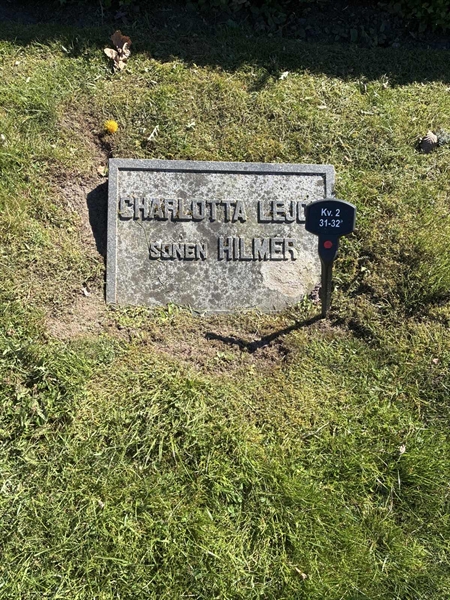 Grave number: 33 2    31-32
