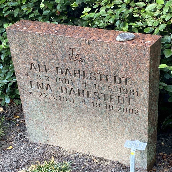 Hautatunnus: 1 ND    31