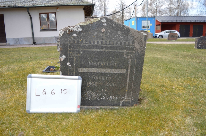 Grave number: LG G    15