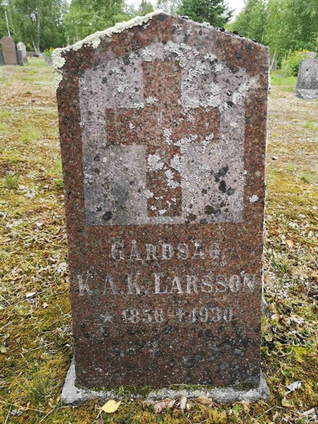 Gravnummer: SK K     5