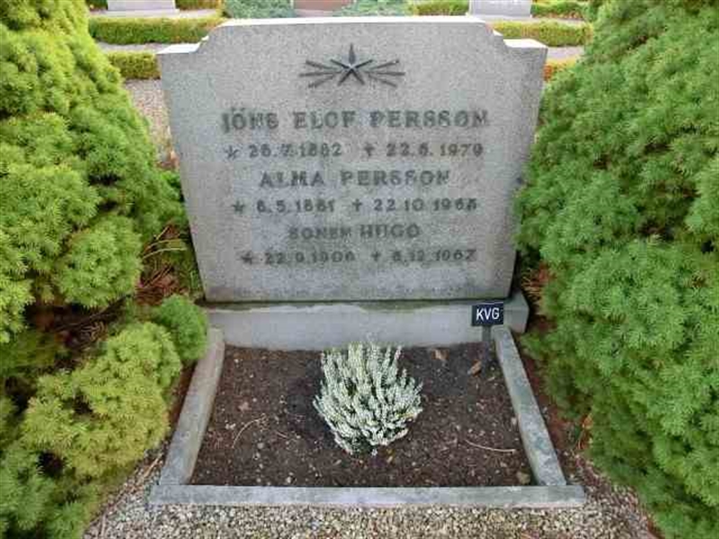 Grave number: ÖK K    016