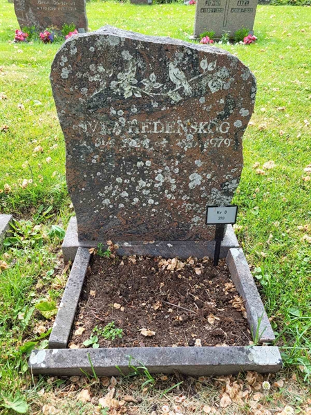 Grave number: kö 01 08   310