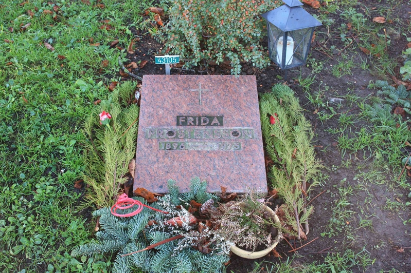 Grave number: Ö U09   105