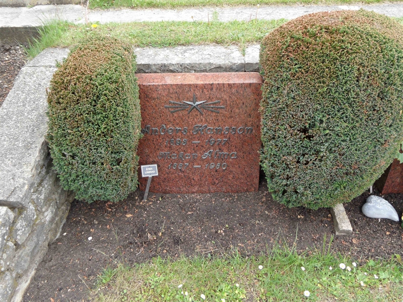 Grave number: VK H    63