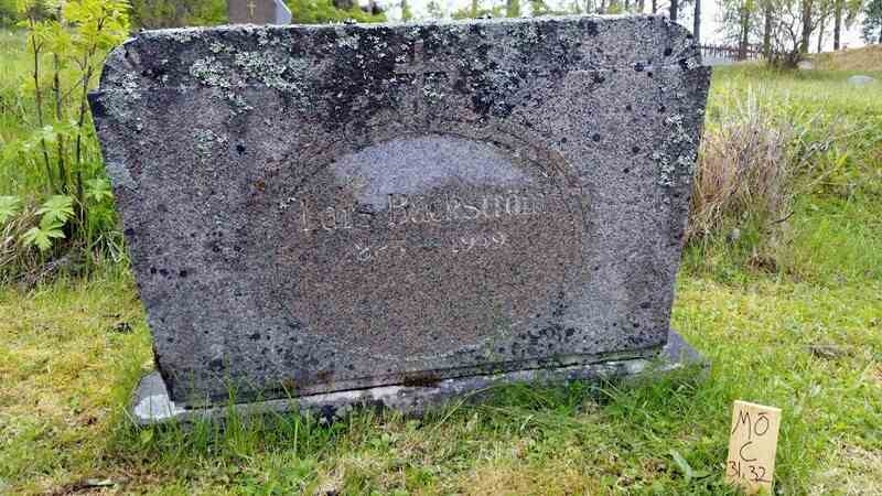 Grave number: MÖ C    31, 32