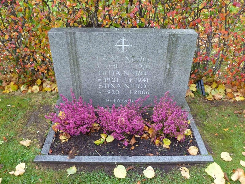 Grave number: ROG B  362, 363, 364