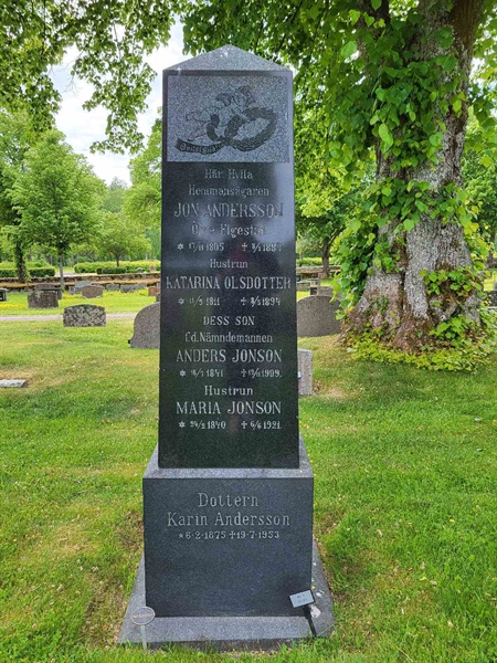 Grave number: kö 01 07    51-54