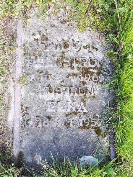 Grave number: NK F G   309