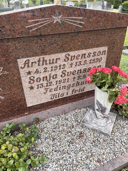 Grave number: SKF A     9, 10