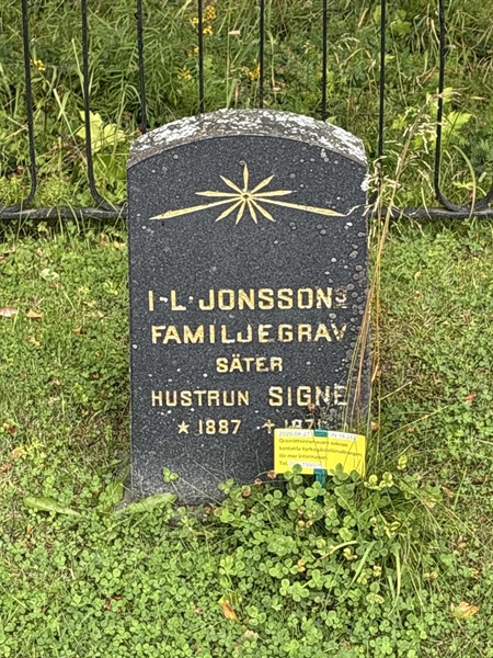 Grave number: IN 18   282