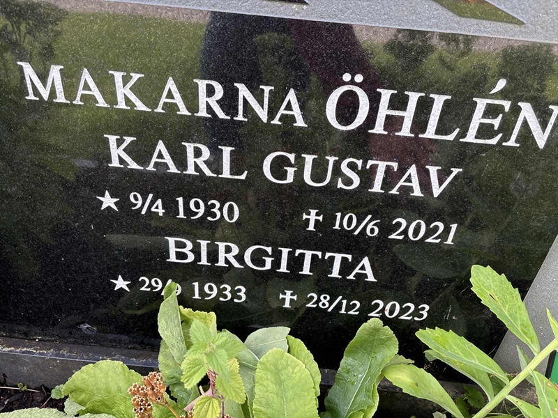 Gravnummer: SÄ GA  1530