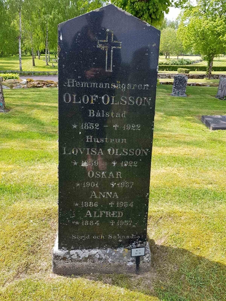 Grave number: kö 01 01    52-55