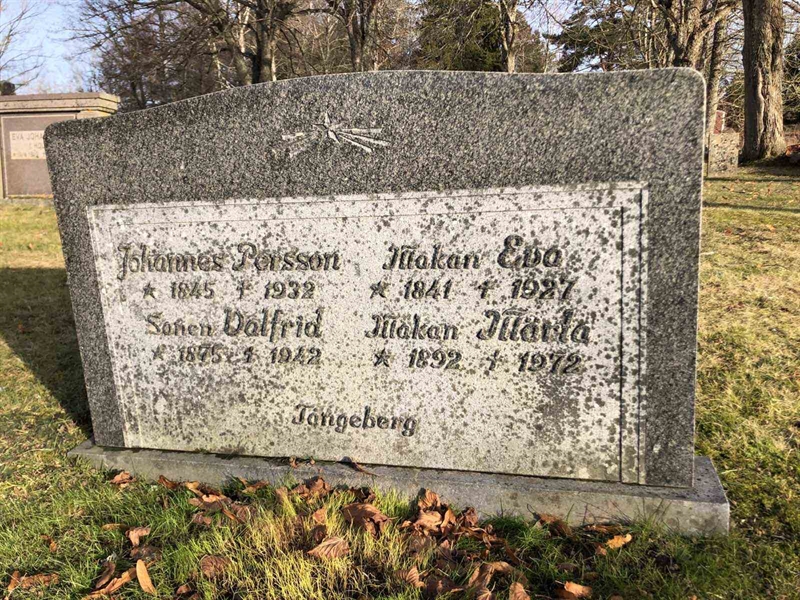 Grave number: FÄ G    40, 41, 42, 43