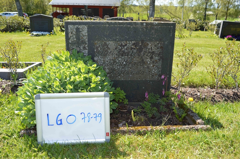 Grave number: LG O    78, 79