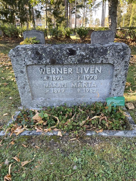 Grave number: 1 D1    35-36