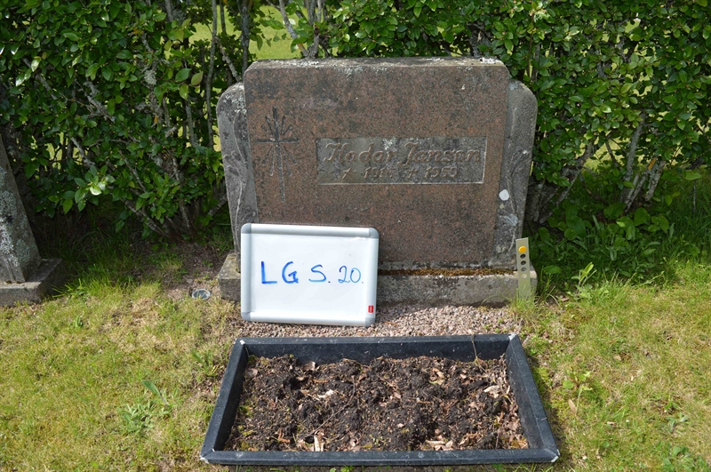 Grave number: LG S    20