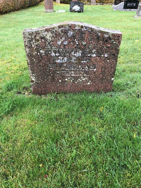 Grave number: La G A    55