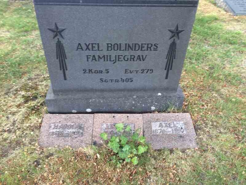 Grave number: BG 4   17, 18, 19