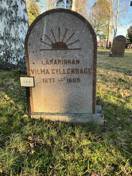 Grave number: 2 B    21