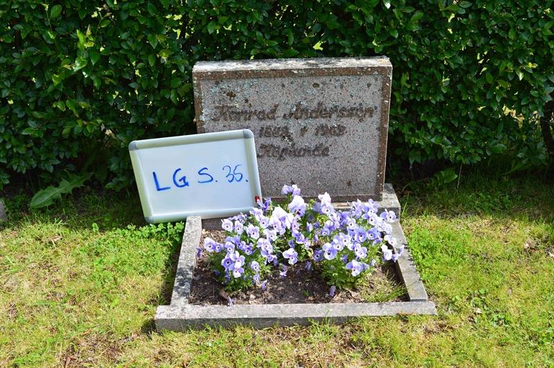 Grave number: LG S    35