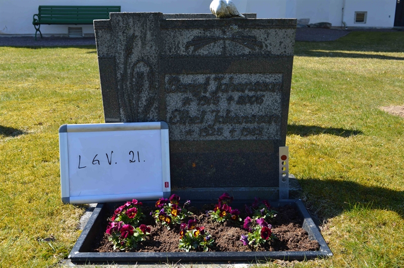 Grave number: LG V    21