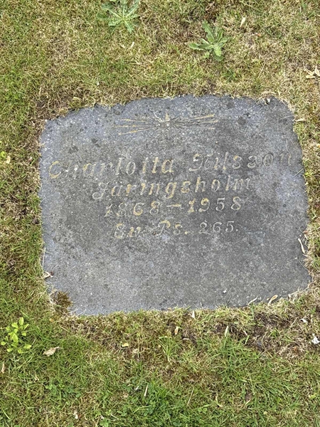 Grave number: SKF B    61