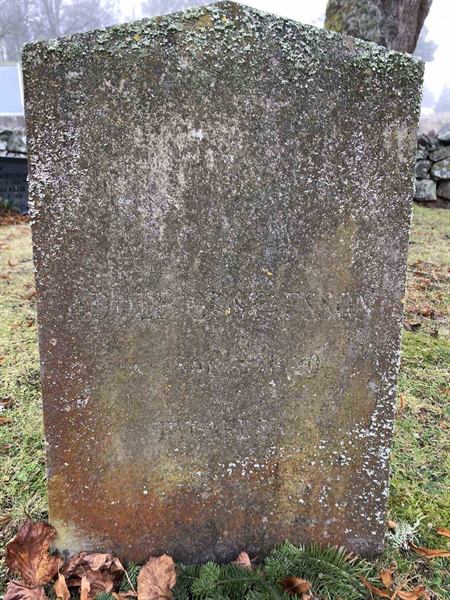Grave number: FÄ K     5