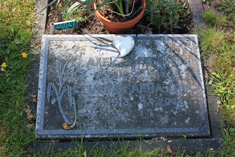 Grave number: Ö 46    47