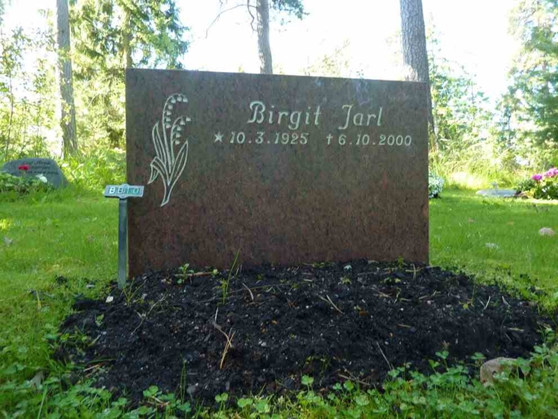 Grave number: 1 BB   10