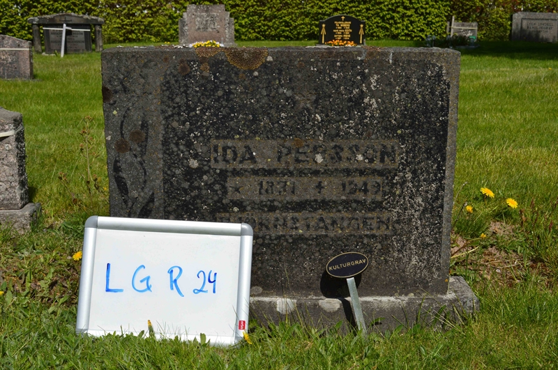 Grave number: LG R    24