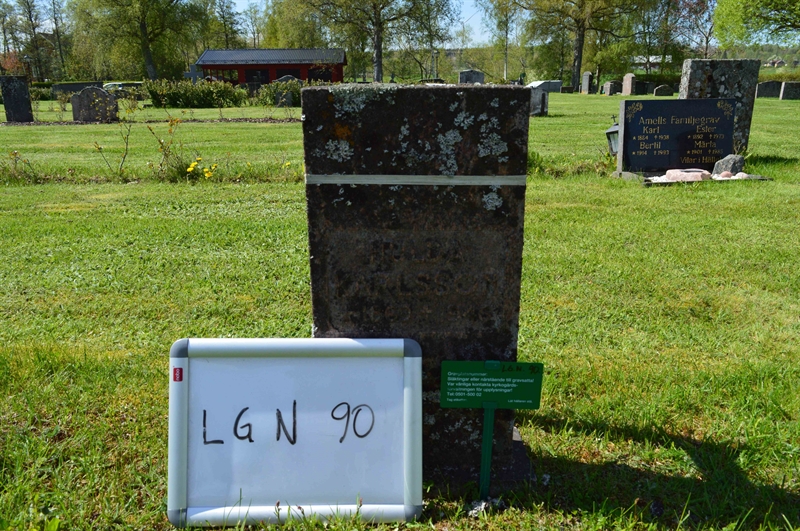 Grave number: LG N    90