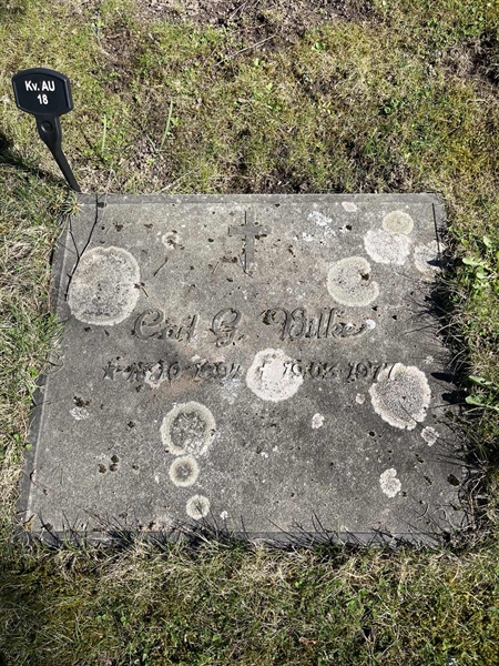 Gravnummer: 22 AU    18