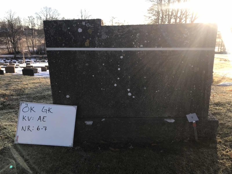 Grave number: Ö GK AE  6, 7