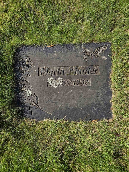 Grave number: T A D   826