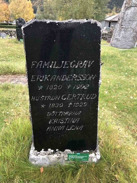 Grave number: ÅR A   323