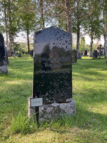 Grave number: 2 D   122