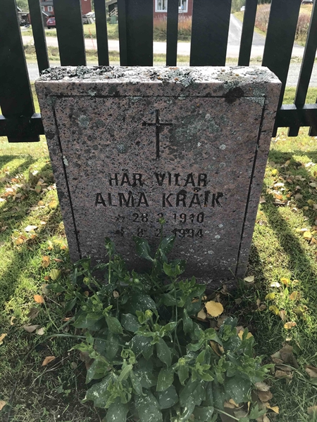 Grave number: HA A    36