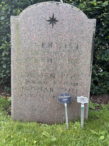 Gravnummer: 1 T    18
